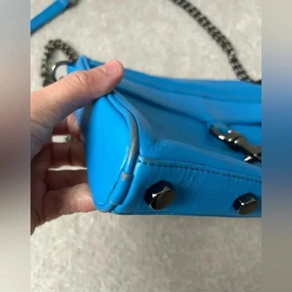 Rebecca Minkoff Mini MAC Clutch royal blue - Picture 3 of 13